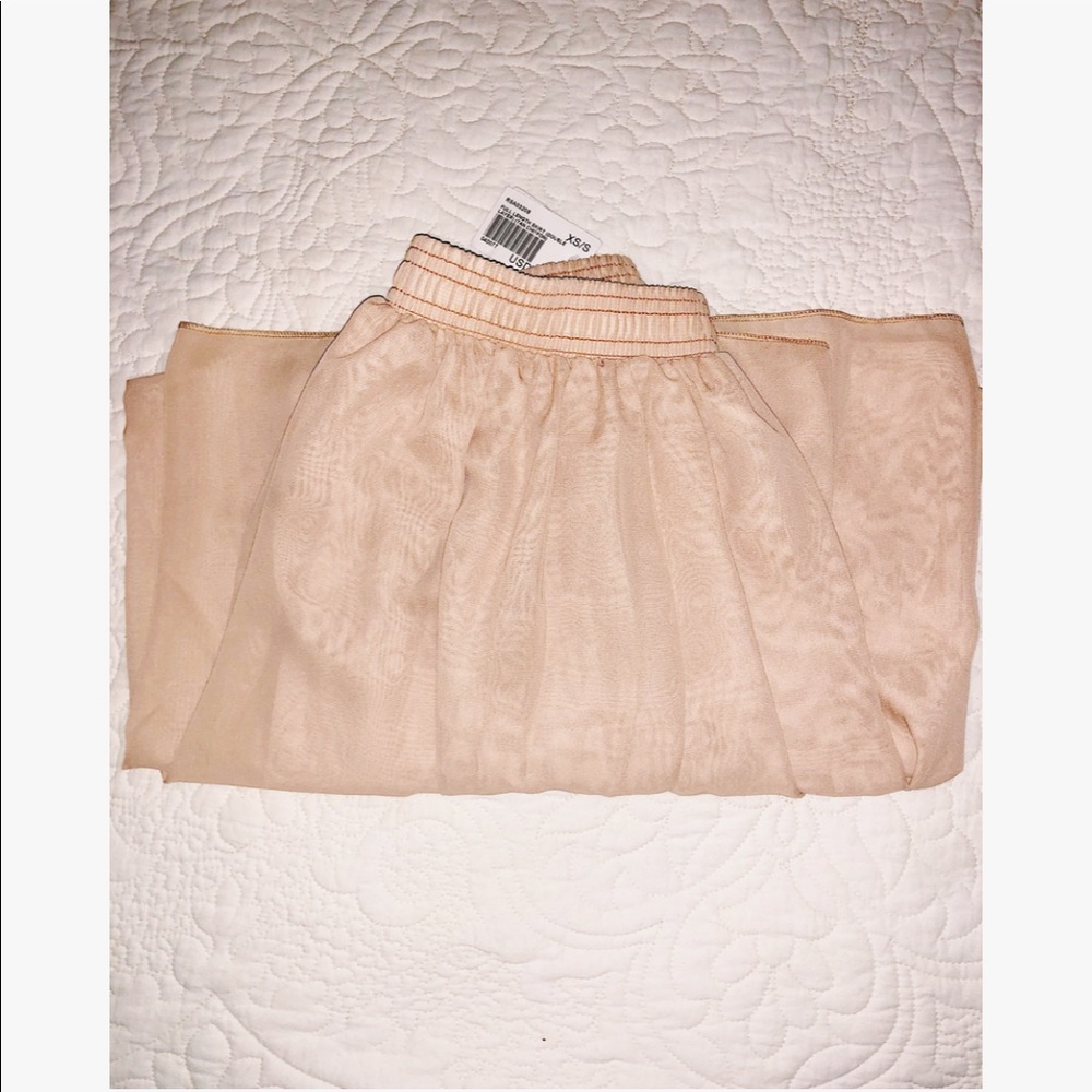 Chiffon maxi skirt